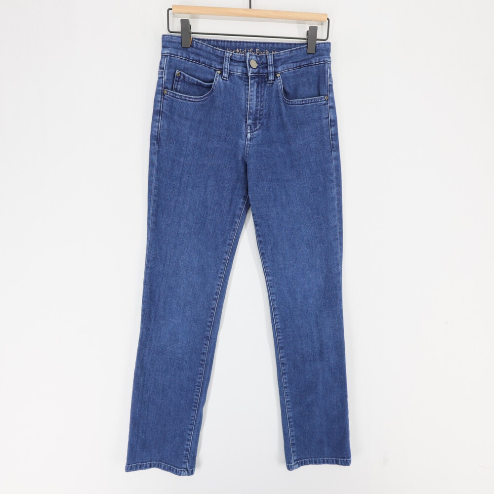 Atelier Notify Aloha Jeans Womens 25 Blue Straight Leg Stretch Made In Italy